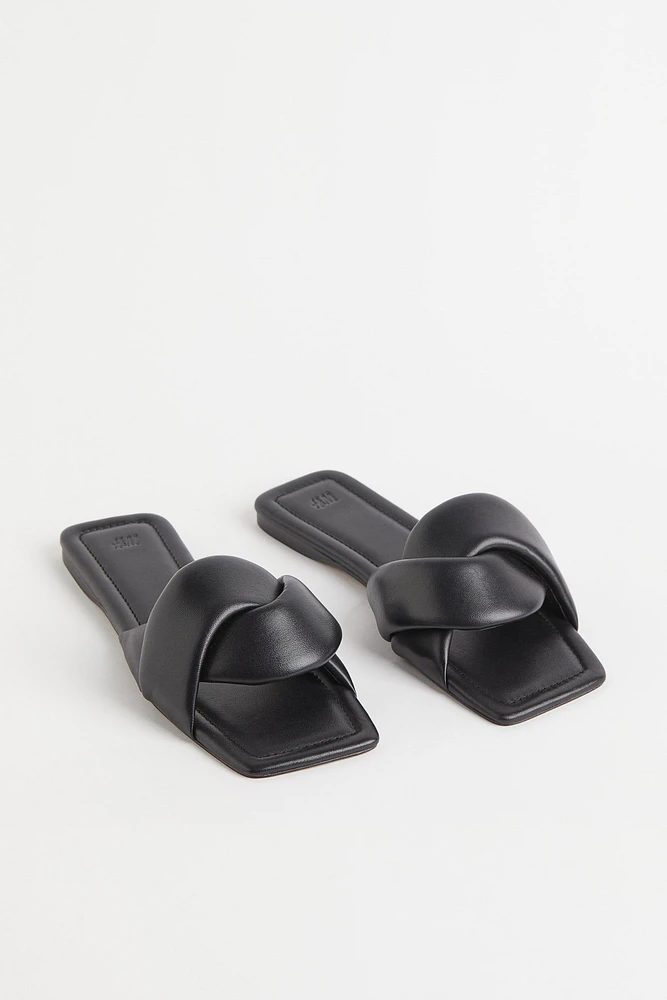 Leather Slides