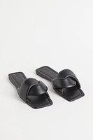 Leather Slides