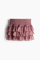 Tiered Mini Skirt