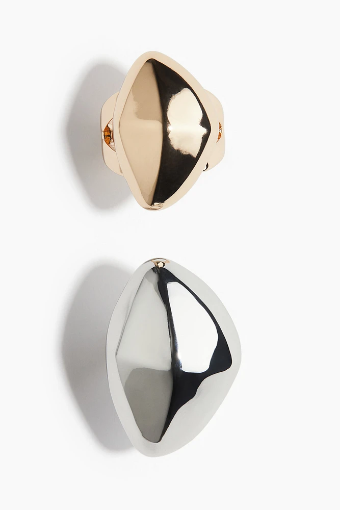 2-pack Asymmetric Rings