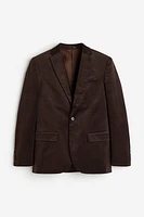 Slim Fit Velvet Jacket