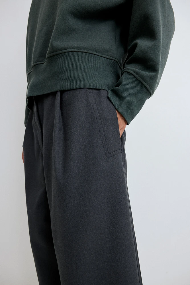 Pantalon large en sergé