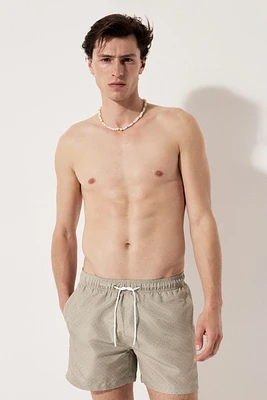 Patterned Swim Shorts