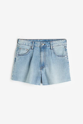 High Denim Shorts