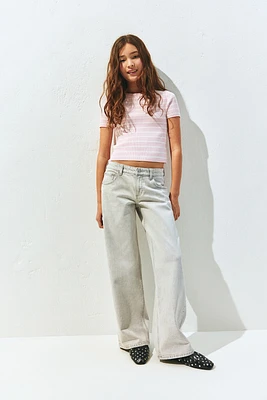 Wide Leg Low Jeans