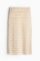 Pointelle-knit Beach Skirt