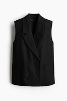 Linen-Blend Vest