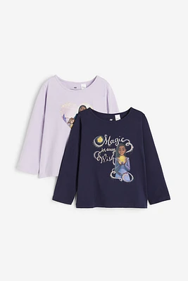 2-pack Long-sleeved Jersey Tops