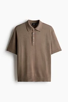 Regular-Fit Fine-Knit Polo Shirt