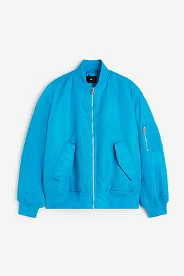 Loose Fit Bomber Jacket