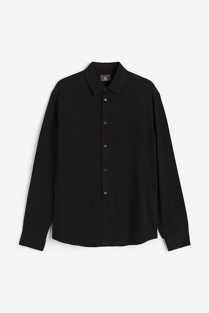 Regular Fit Viscose Shirt