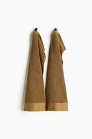 2-pack Cotton Terry Guest Towels
