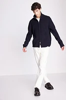 Regular Fit Textured-Knit Cardigan