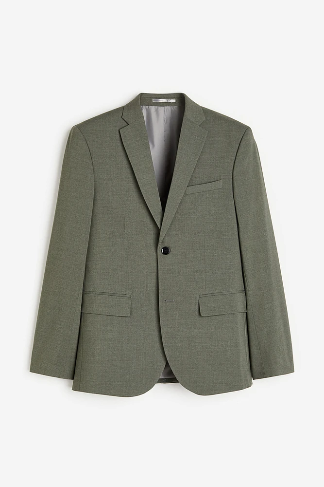 Slim Fit Single-Breasted Jacket