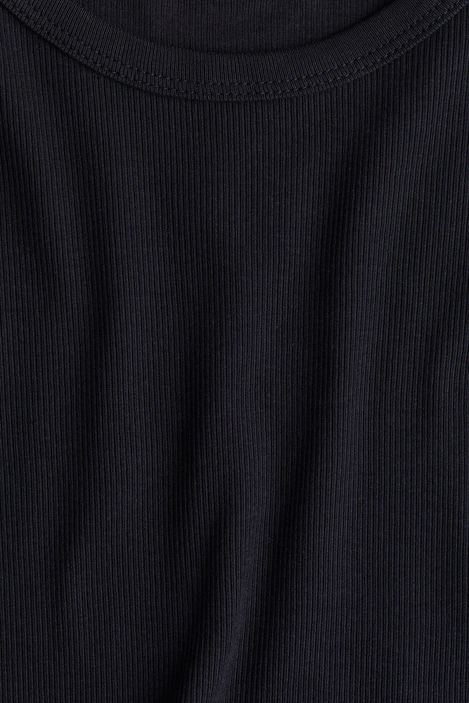 T-shirt côtelé