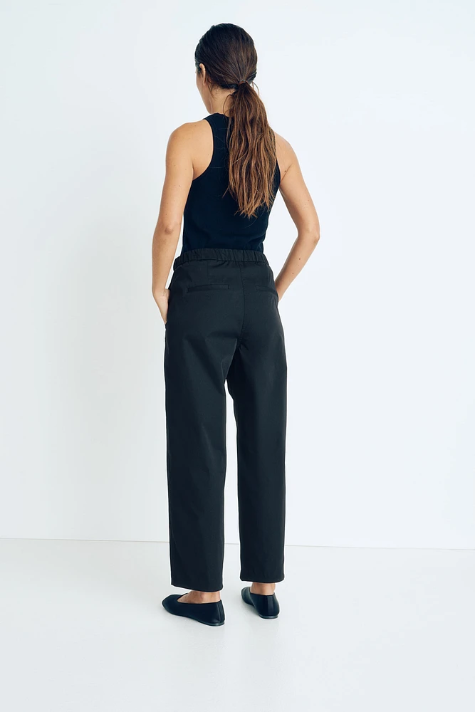 Pantalon 7/8 à jambes en tonneau