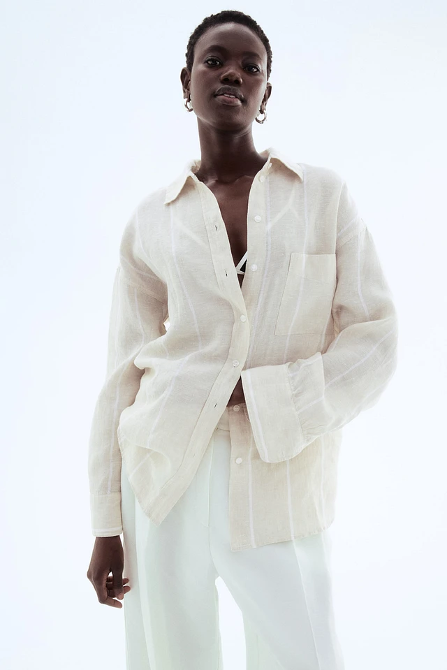 Oversized Linen Shirt