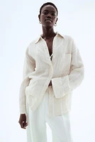 Chemise ample en lin