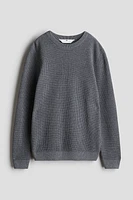 Textured-Knit Sweater