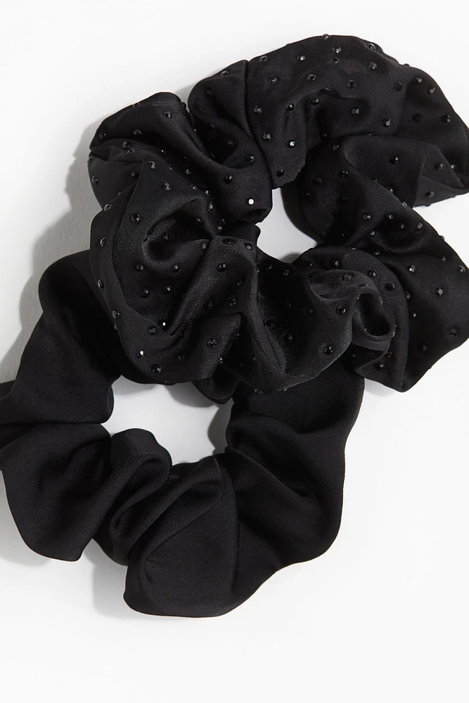 2-pack Satin Scrunchies