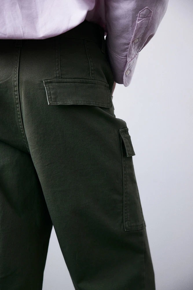 Twill Cargo Pants