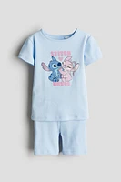Pyjama Bien Ajusté en jersey imprimé