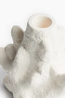 Stoneware Candleholder