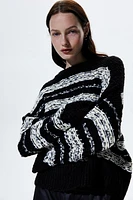 Jacquard-Knit Sweater