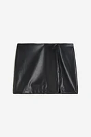 Slit-hem Mini Skirt