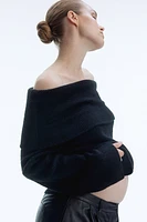 MAMA Off-the-Shoulder Sweater