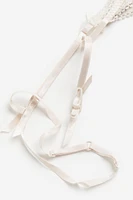 Embroidered Garter Belt