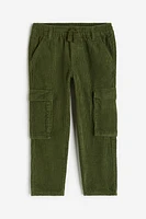 Lined Cargo Corduroy Joggers