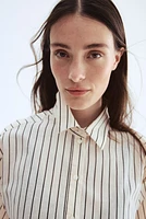 Robe chemisier en lin mélangé