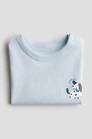 T-shirt en coton imprimé
