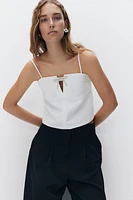 Bow-Detail Camisole Top