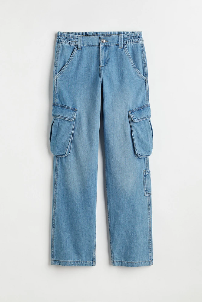 Low Waist Cargo Jeans