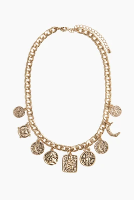 Short pendant necklace