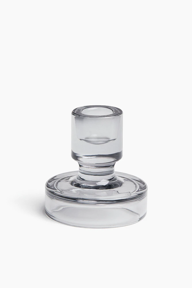 Small Glass Candlestick