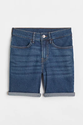 Culotte courte denim amincie