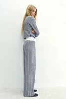 Textured Jersey Pants