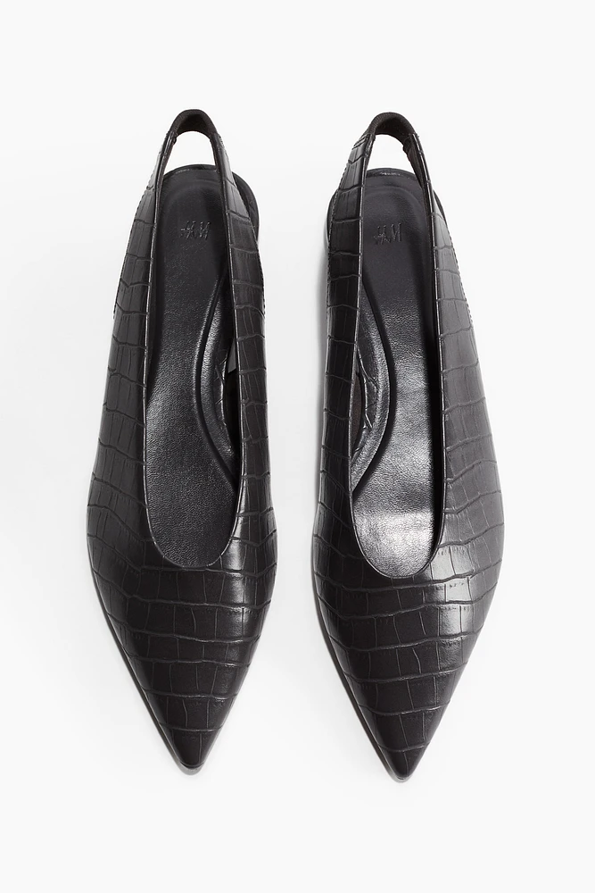 Pointed Slingbacks