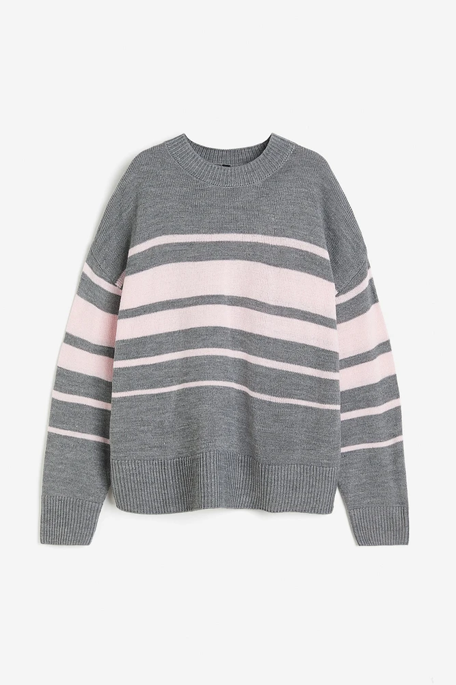 Jacquard-knit Sweater