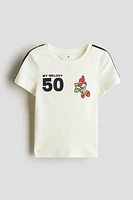Printed Jersey Top