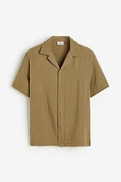 Regular Fit Muslin Resort Shirt
