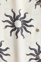 Chemise ample avec col cubain