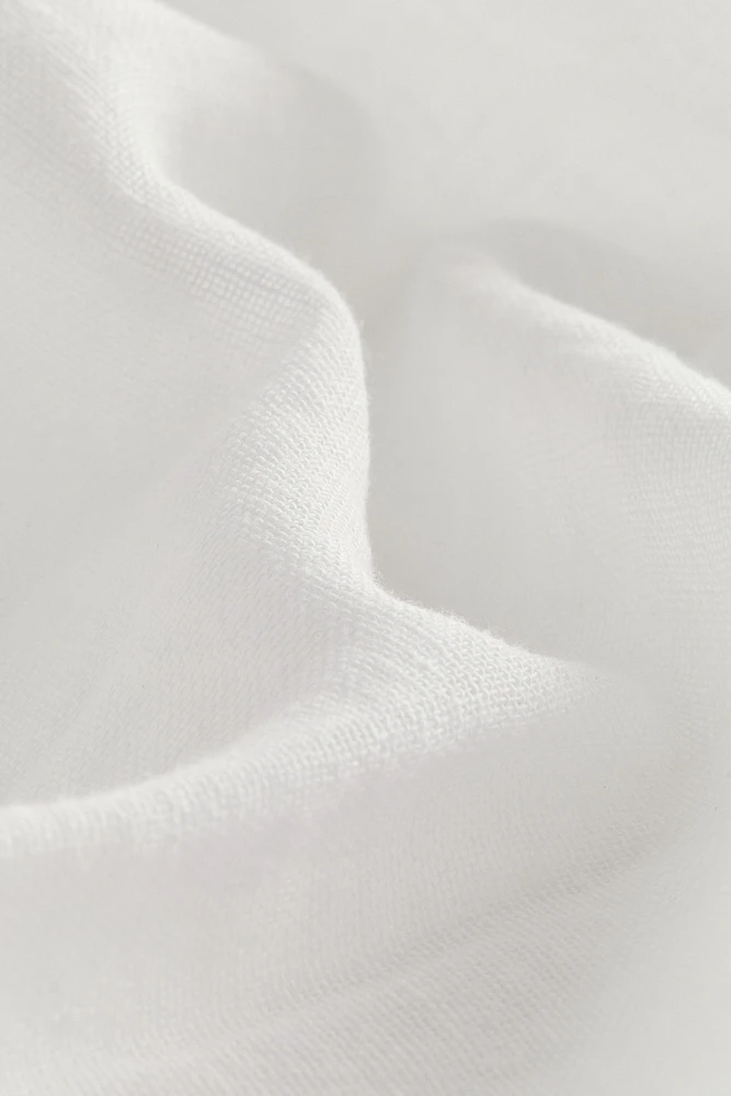 2-pack Long Linen-Blend Curtain Panels