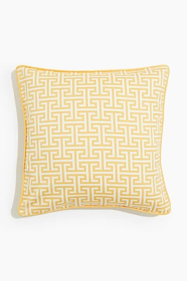 Patterned Cotton Cushion Cover