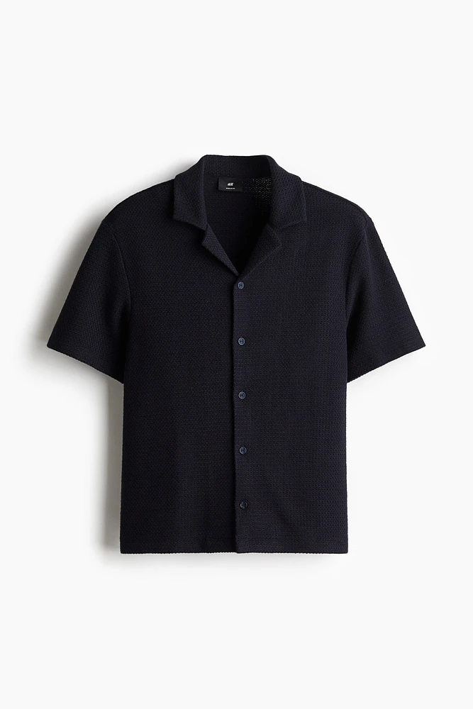 Chemise classique avec col cubain