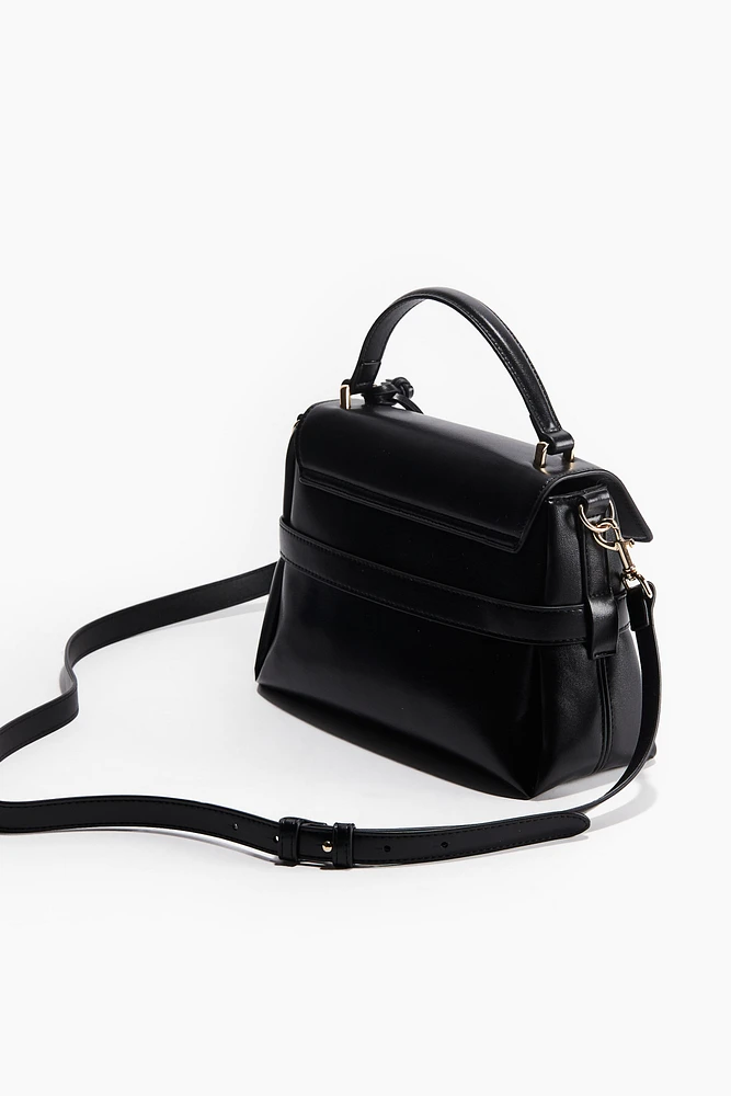 Strap-Detail Crossbody Bag