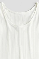 Ribbed Jersey Top